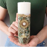 Vela Santíssimo Quartzo Verde