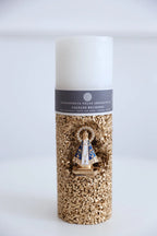 Vela Nossa Senhora Aparecida Dourada GRANDE